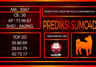 PREDIKSI TOGEL SINGAPORE POOLS/20/NOVEMBER/2024