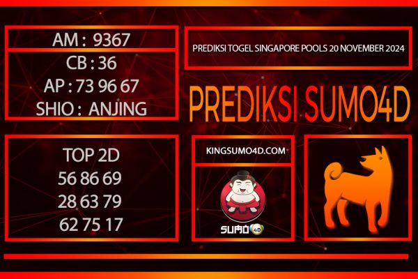 PREDIKSI TOGEL SINGAPORE POOLS/20/NOVEMBER/2024