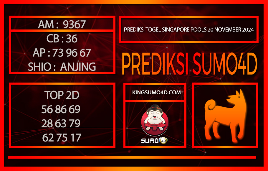 PREDIKSI TOGEL SINGAPORE POOLS/20/NOVEMBER/2024